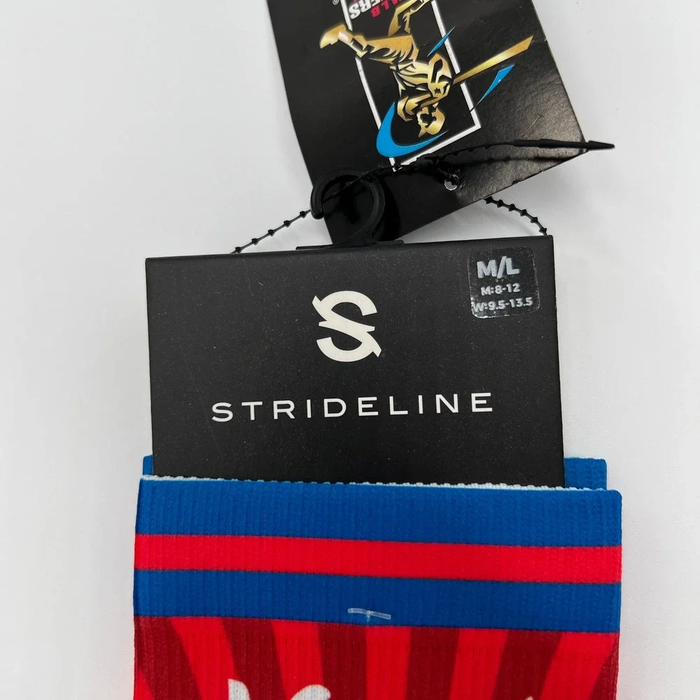 Strideline Mookie Betts Los‎ Angeles Dodgers MLB Crew Socks Red M/L